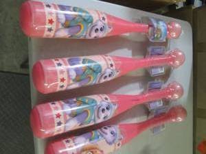 lot 24 image: 4 paw patrol bat and ball sets ...