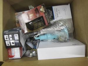 lot 50 image: box of lighting products ...