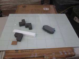 lot 62 image: 23 x35 white floating non magnetic ...