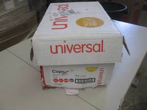lot 87 image: 1 case of universal 8.5x11 copy pap...