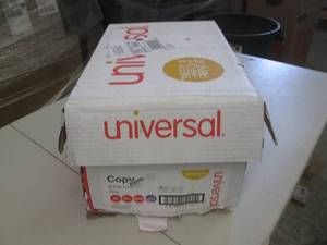 lot 90 image: 1 case of universal 8.5x11 copy pap...