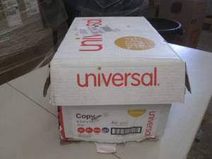 lot 93 image: 1 case of universal 8.5x11 copy pap...