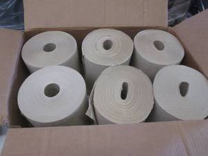 lot 97 image: 1 case of natural hand towel rolls ...