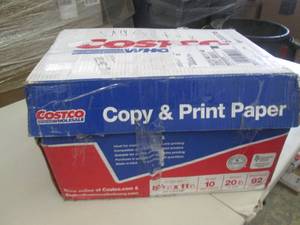 lot 98 image: 1 case of costco copy and print pap...