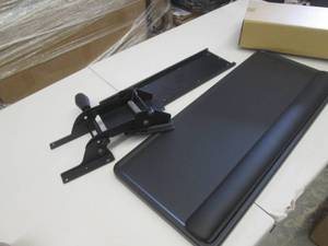 lot 100 image: articulating keyboard platform with...