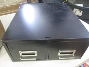 lot 103 image: card file drawers ...