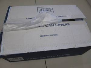lot 119 image: 1 case of premium can liners ...