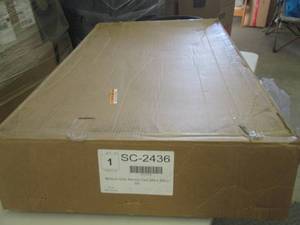 lot 142 image: medium grey service cart 24w x 36d ...