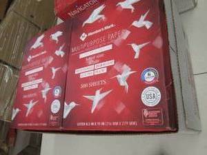 lot 182 image: 1 case of 8.5x11 multipurpose paper...