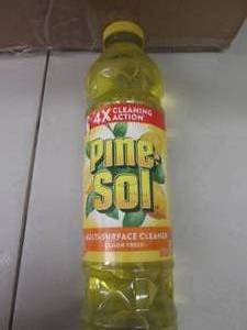 lot 196 image: 7-28floz bottles of pine sol lemon ...