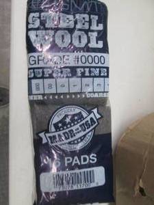 lot 199 image: 1 case of steel wool grad #0000  12...