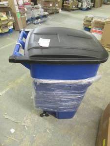 lot 205 image: trash can broken wheel with smaller...