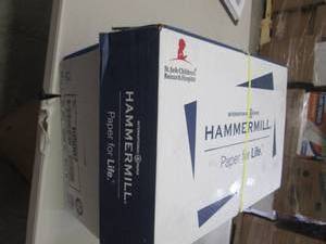 lot 215 image: 1 case of hammermill 8.5x11 paper ...