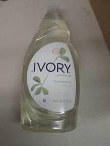 lot 244 image: 9-24floz bottles of ivory dish soap...