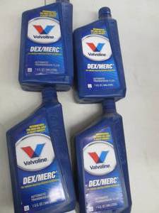 lot 286 image: 4 quarts of valvoline dexmerc tran...
