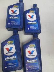 lot 289 image: 4 quarts of valvoline dexmerc tran...
