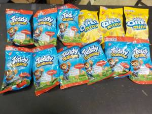 Golden Oreo Minis and Teddy Grahams...