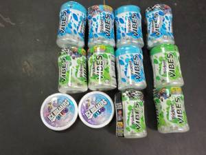 Trident Vibes and Ice Breakers Gum...