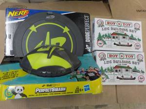 NERF Sports and 2 Roy toy Log Build...
