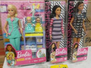 Barbies...