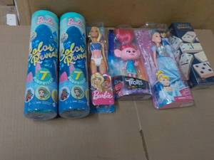 Barbie, Trolls, Princess and Domino...