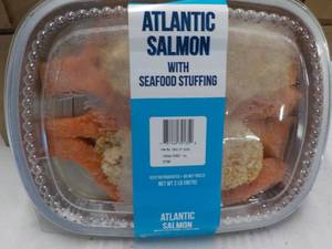 2 lb. pkg Frozen Atlantic Salmon wi...