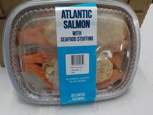 2 lb. pkg Frozen Atlantic Salmon wi...