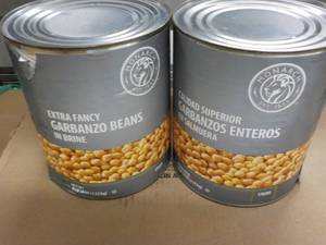 2 - 6 lb. 14 oz Cans Garbanzo Beans...