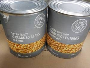 2 - 6 lb. 14 oz Cans Garbanzo Beans...