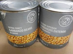2 - 6 lb. 14 oz Cans Garbanzo Beans...