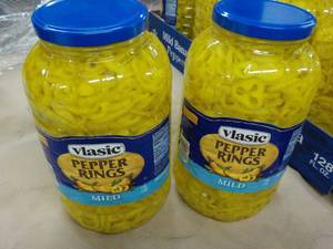2 Gallon Jugs Vlasic Mild Pepper Ri...