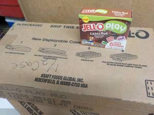 Case of 24 Boxes Jell-O Edible Mud ...