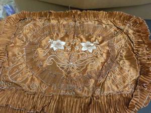 Set of 2 - 24 x 32 Bronze Embroider...