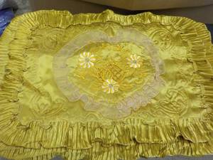 Set of 2 - 24 x 32 Gold Embroidery ...