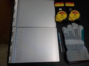 Tape Measure, Gloves and more...