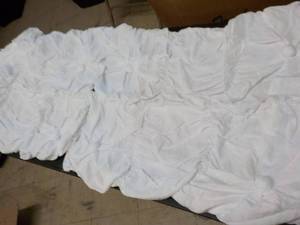 Pr of White Pillow Shams...