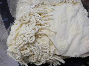 Twin Size Yellow Chenille with Frin...