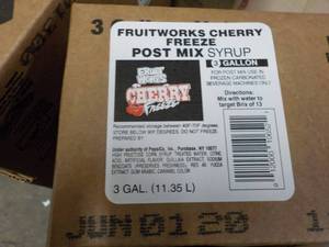 5 - 3 Gallon Fruitworks Cherry Free...