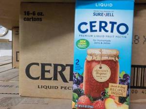 16 -6 oz Boxes Sure Jell Certo Liqu...