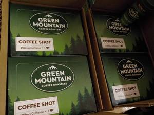 4 - 6 pks Mocha Green Mountain 2 oz...