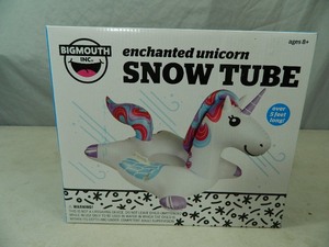 lot 19 image: New Enchanted Unicorn Snow Tube