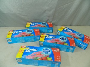lot 28 image: 5 New Boxes of Ziploc Bags