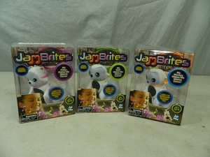 lot 29 image: 3 New JamBrites Light Up Bluetooth Speaker Pets with Bracelets