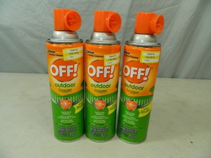 lot 48 image: 3 New Bottles of OFF Outdoor Fogger