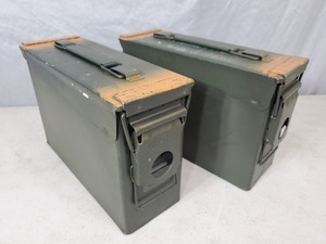 lot 63 image: Pair of 30 Cal. US Military Ammo Cans