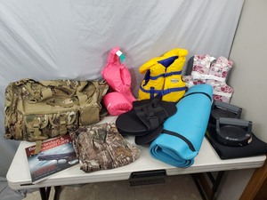 lot 77 image: Tactical Bag, Kids Life Jackets, Fitness