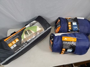 lot 78 image: New 8 Person Tent, 2 Sleeping Bags