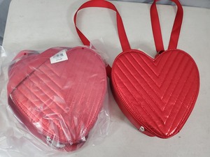 lot 104 image: 2 New Cat and Jack Heart Bags  Backpacks
