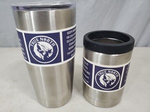 lot 122 image: New True North Insulated Tumbler and Can Cooler