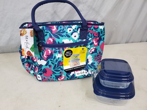 lot 178 image: New Fit and Fresh Lunch Bag with Food Storage Containers